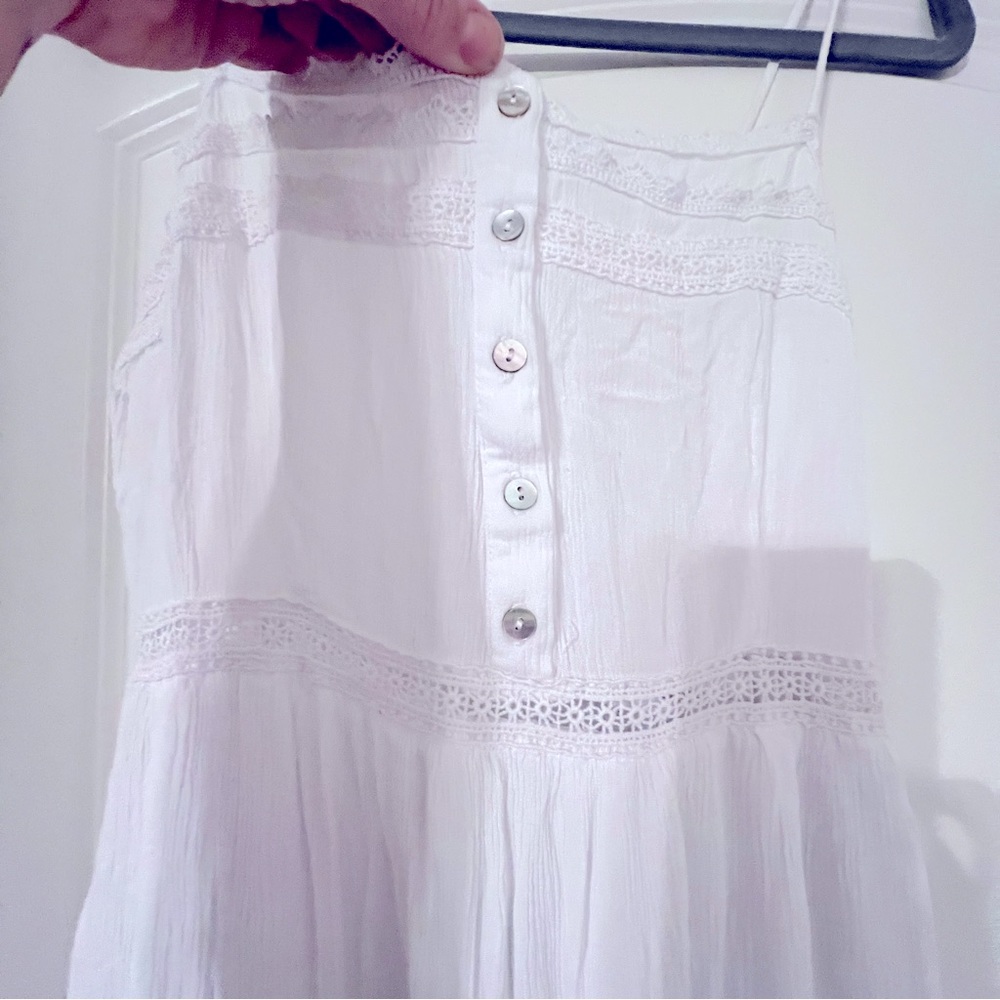 Ladies white dress